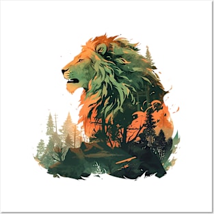 lion Posters and Art